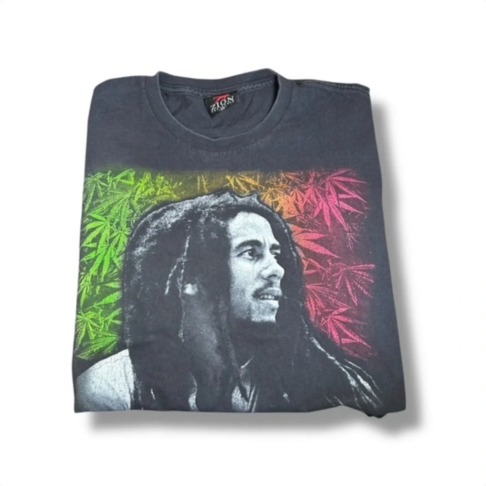 Zion Rootswear Bob Marley 2009 Allover Graphic Tshirt Size 2X - "Joey" - Picture 1 of 16